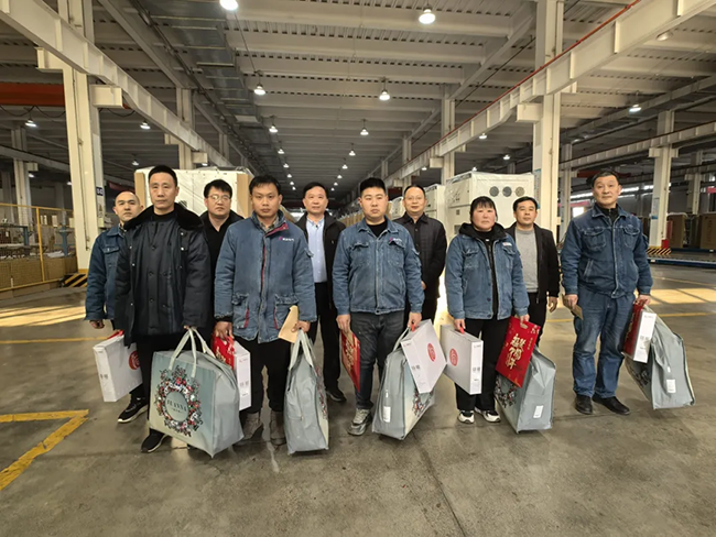 华体会(中国)新春慰问送关怀，节前安全督导保平安